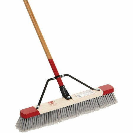 HARPER 24 In. W. x 64 In. L. Wood Handle Fine Sweep Push Broom 2224A